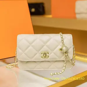 Gift Ready Pink Embossed Logo Mini Zipper Card Coin Case