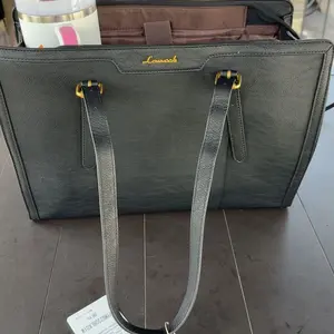 【Valentine's Day Gift】LOVEVOOK Laptop Canvas Bags for Women,15.6-17.3 inch Laptop Zipper Work Bags with Clutch Purse,Shoulder Bag with Adjustable Straps & 2 Cup Holders, Women Briefcase for Travel,Teacher,Doctor, Nurse,TikTokShopJumpstartSale