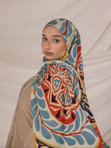 VELA Om Al Dunya Print Modal Hijab