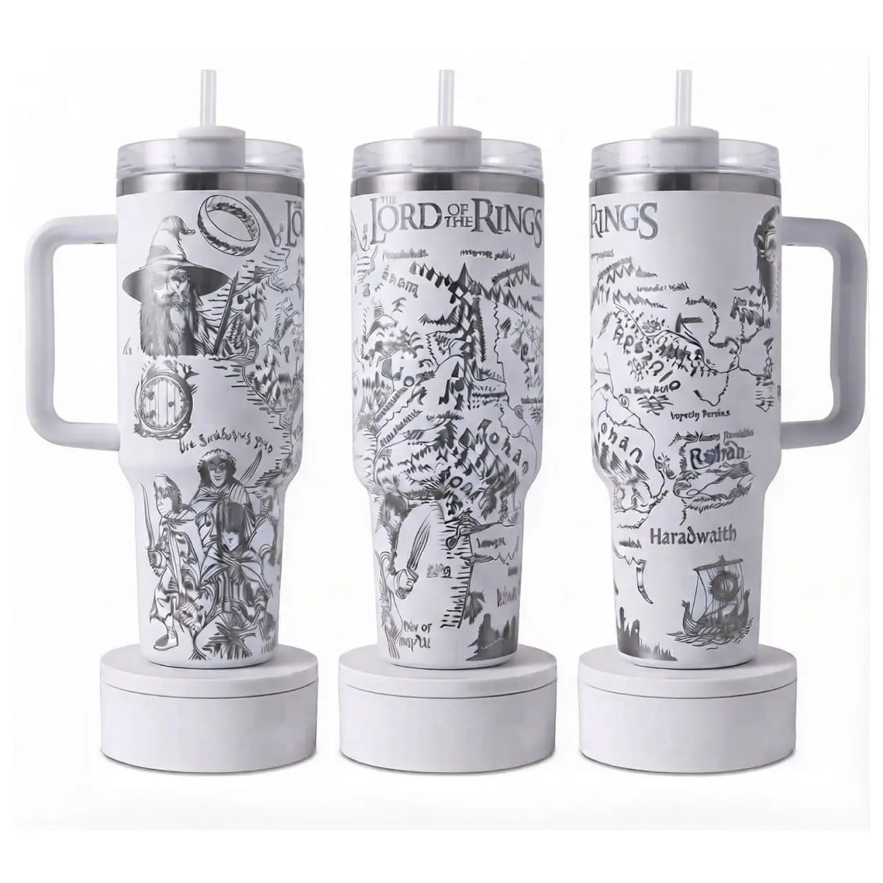 The Lord of the Rings Tumbler 40oz 20oz Movie Cup 40 oz Tumbler With Handle, Tumbler 20oz No Handle, Gifts For Movie Fans