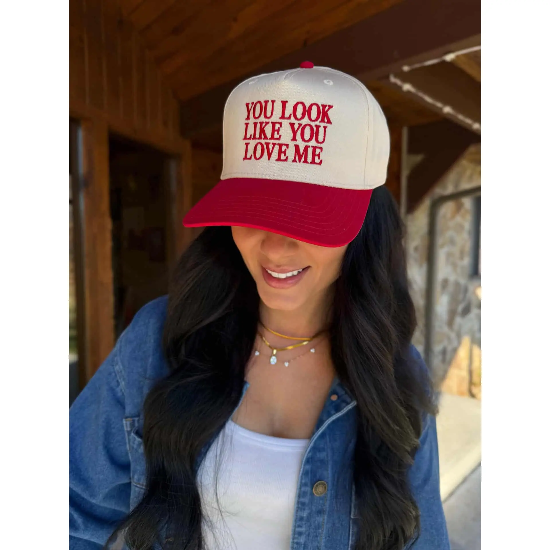 YOU LOOK LIKE YOU LOVE ME Trucker Hat - TikTok Shop display picture 2
