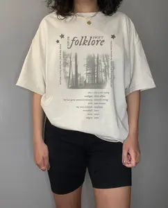 Folklore tracklist aesthetic Shirt, Folklore inspired retro shirt