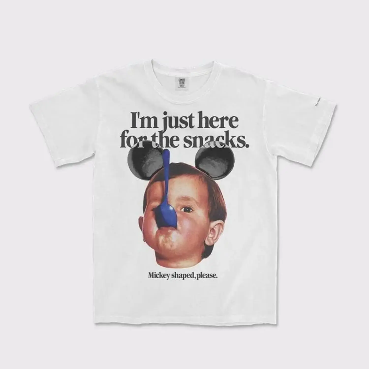 Just Here For The Snacks Tee Fast Past Funny Magic Kingdom Graphic Unisex Shirt
