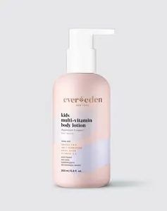 Evereden – Multi-Vitamin Body Lotion | Kids Lightweight Daily Moisturizer | Cool Peach, Fresh Pomelo, Melon Juice | For Ages 4+