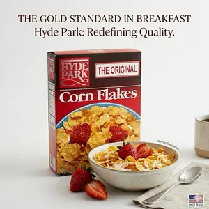 Hyde Park The Original Corn Flakes 510 Grams - Perfect Snack for Breakfast or Any Time