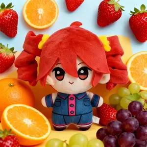 10CM Anime Kasane Teto Plush Toys Soft Sea Star Dolls Stuffed Plushies Figure Cosplay Cartoon Birthday Christmas Gifts for Fans