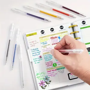 36 Color Changeable Glitter Pens, Sandflow Sparkling Star Jelly Pen, Aurora Flashing Fluorescent Markers for Journal Drawing