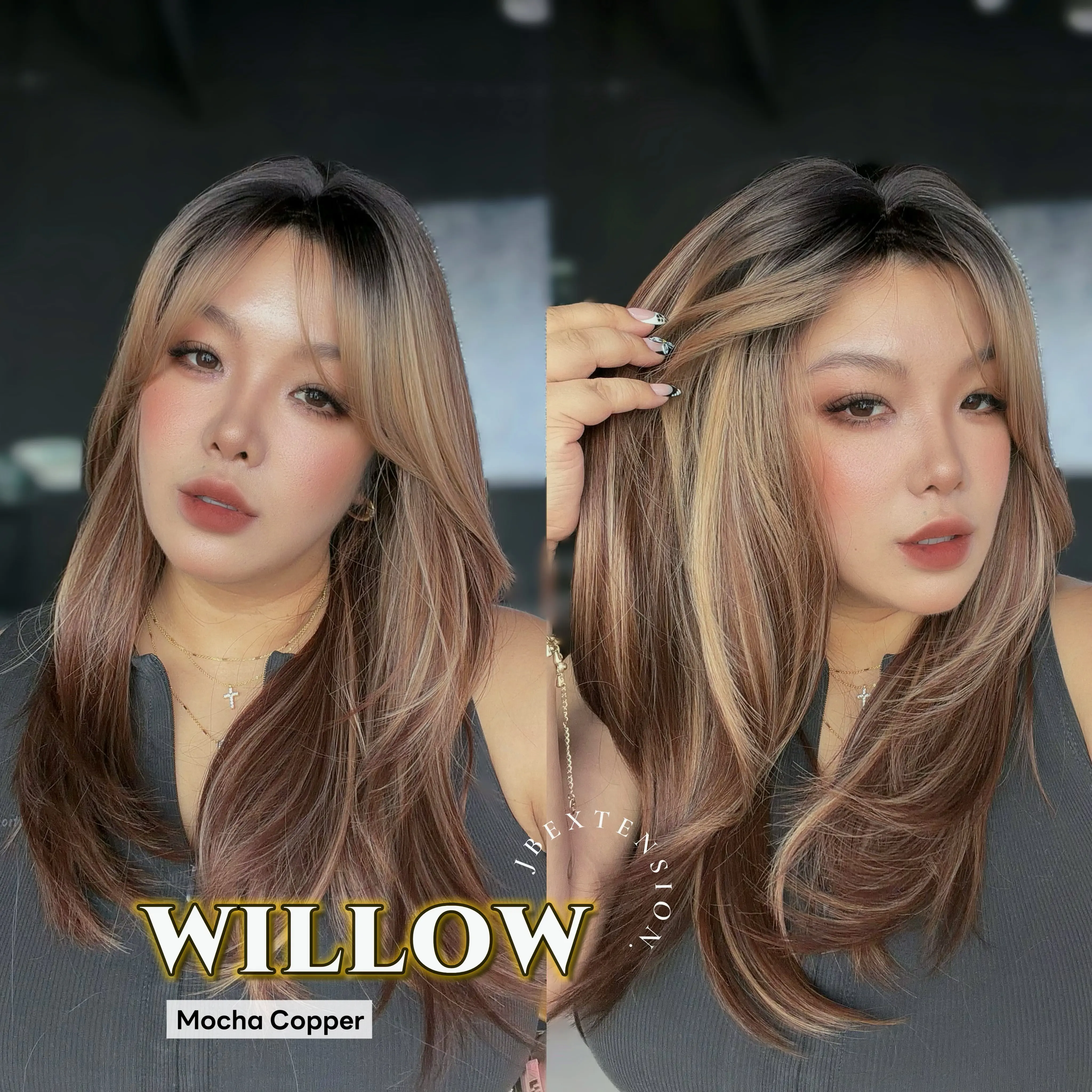 JBEXTENSION 22 Inches Long Natural Style Women Fashion Wig WILLOW