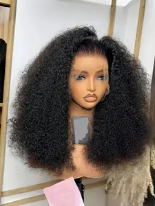 180 Density 26 Inch Long T-Part Curly Wig, Glueless Heat Resistant, Pre-Styled Baby Hair, Comfortable Daily Wear, Synthetic Wig, Glueless Lace Wigs