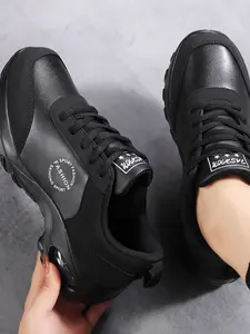 Women's Kitchen Shoes Anti-Slip Waterproof Oil-Resistant Soft Rubber Sole Lightweight Thick Bottom, Comfortable Non-Skid Athletic Sneakers for Daily Use