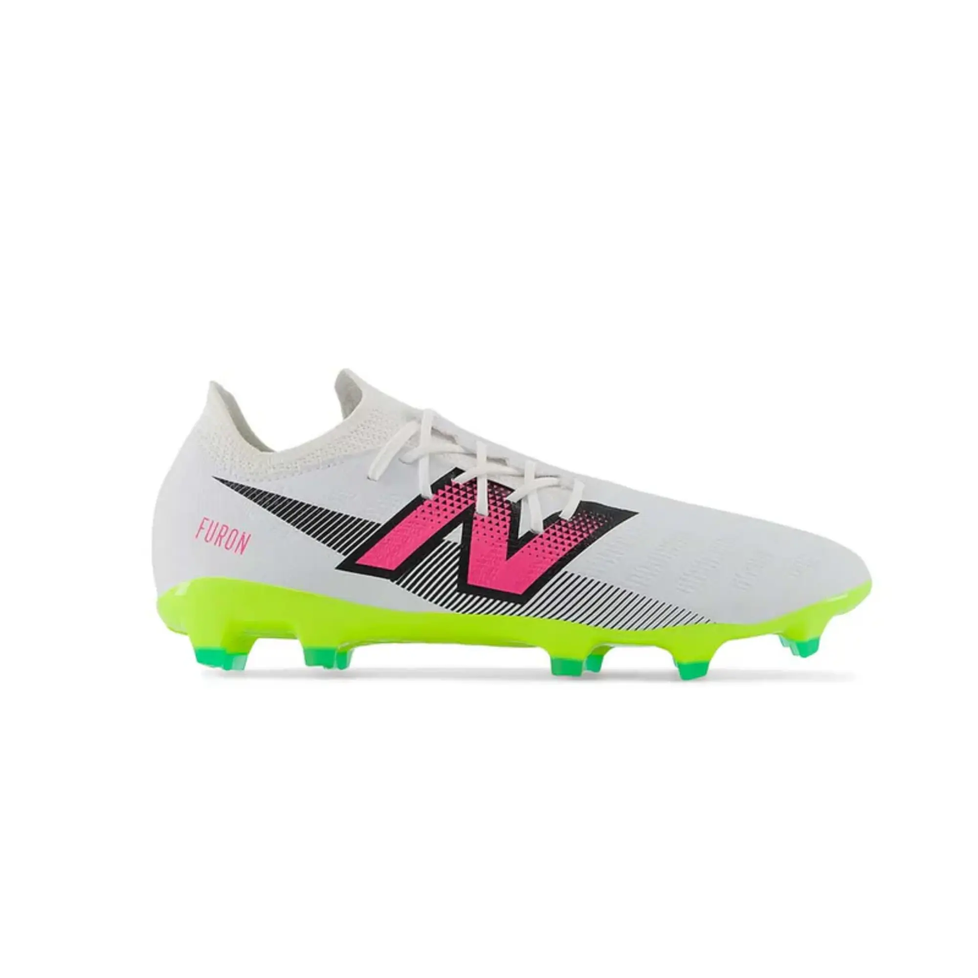 New Balance Furon Destroy FG V7+ Firm Ground Soccer Cleats Football Boots Lightweight Speed Shoes Lace-Up Performance Cleats Synthetic Upper TPU Outsole Natural Grass Soccer Shoes Enhanced Ball Control Adult Unisex Football Boots
