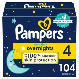 Pampers Swaddlers Overnights Diapers Pampers Swaddlers Overnights Diapers
