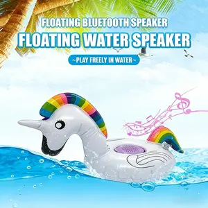 Pool Audio IPX-4 Waterproof Floating Unicorn Pool Speaker | Bluetooth, Pool and Beach Wireless, Waterproof, Portable