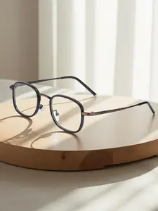 Vintage Style Oversized Glasses Frame, Anti-Light Glasses Frame, Fashion Eyeglasses for Outdoor Sports, Travel, Beach, Parties and More
