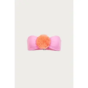 Rose Bandeau Top (Pink/Pink)