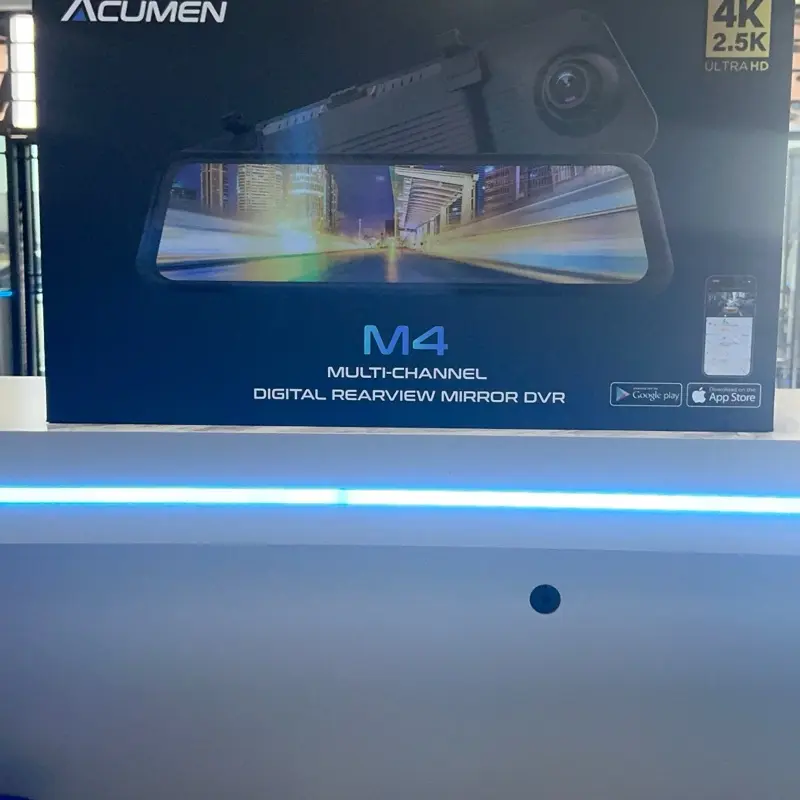 Acumen M4 Multi-Channel Digital RearView Mirror DVR