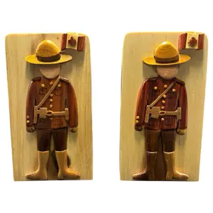 Canadian Mountie Nutcracker Wooden Puzzle Box