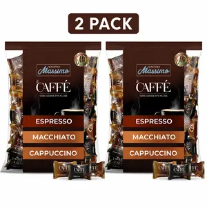 Maestro Massimo il Caffe Hard Candies With Filling 7.05 oz x 2 Pack