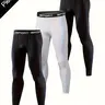 Men's Letter Tape High Stretch Sports Leggings, Breathable Comfortable Activewear Sports Leggings, Men's Sportswear for Indoor Outdoor Wear, Sports Pants