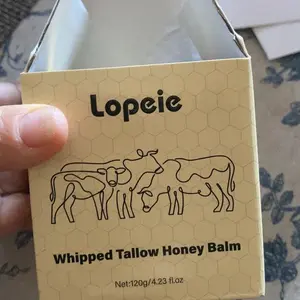 Product Review of Lopeie Whipped Grass-Fed Beef Tallow Honey Balm - 4 Oz,Moisturizing Cream for Soft, Smooth Skin - Handmade All-Natural Moisturizer - Lavender from S**🇸