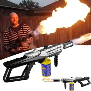 800,000BTU Aluminium Torch Gun - Adjustable High-Power Hot Kitchen & Outdoor Tool for Searing, Campfire Starting - Grill Torch, Charcoal Lighter, Welding (Tank Not Included)