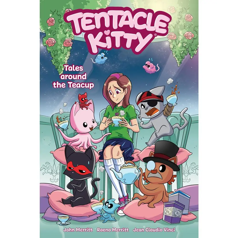 USED Book - Tentacle Kitty: Tales Around the Teacup by Merritt, John (Paperback) - english