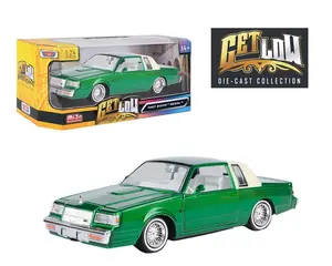 Motormax 1:24 1987 Buick Regal Lowrider Diecast Model Toy Car
