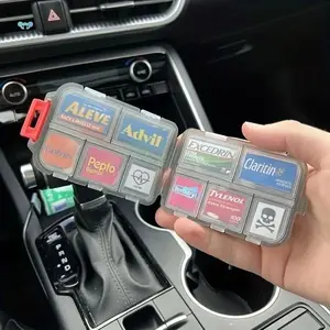 Switch Game Card Storage Box, Two-Layer Multi-Compartment Portable Organizer, Transparent Easy-Clean Container for Home Travel Office Sewing Bathroom