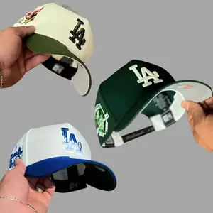 New Era  LA Dodgers 9FORTY Snapback Cap – Premium MLB Baseball Hat, Embroidered Logo, Streetwear Flat Brim Cap, Unisex