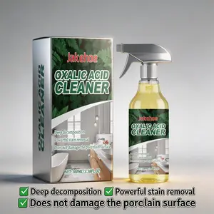 Jakehoe Toilet Cleaning Foam Spray（10） – Oxalic Acid Bathroom Cleaner Removes Tough Stains & Odors, Expands for Deep Cleaning, Light Peach Fragrance