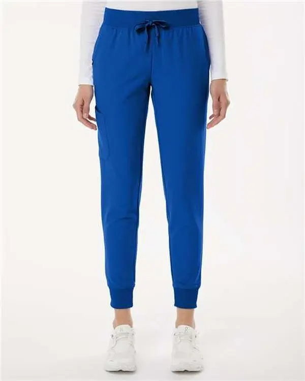 Jaanuu W20003P Women's Silex Knit-Waist Scrub Joggers - Petite Sizes