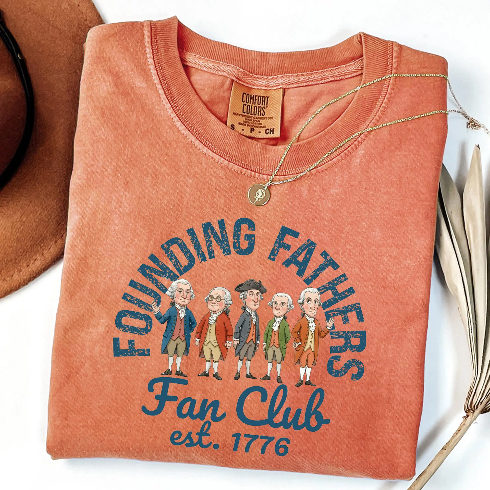 ounding Fathers T-Shirt, USA 250th Anniversary Shirts, USA Tee, America EST 1776