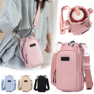 Fashionable Single Shoulder Bag, Convenient Crossbody Backpack, Lightweight Water Bottle Holder, Multiple Pockets, Adjustable Strap Bag, Suitable for Men and Women, Stylish Crossbody, Versatile Shoulder Bags