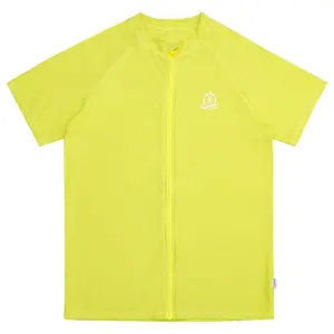 Men's Short Sleeve Rash Guard | “Sulphur Yellow”