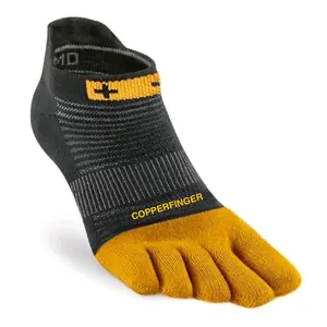 COES COPPERFINGER Toe Socks Woman Size  6-9.5 No-Show Tab Running Training Hiking Yoga Pickleball