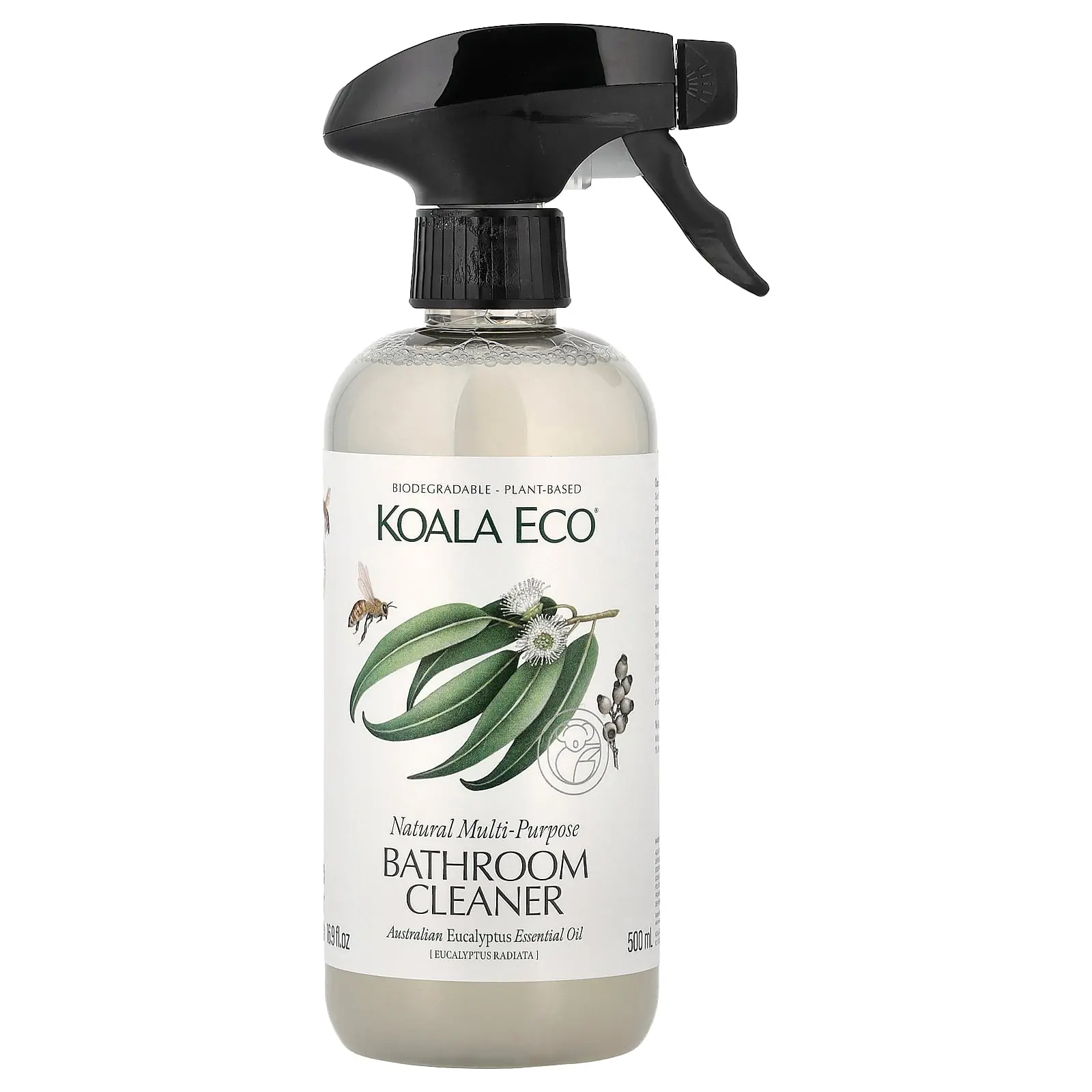 Koala Eco Natural Multi-Purpose Bathroom Cleaner, Australian Eucalyptus Essential Oil, 16.9 fl oz (500 ml)