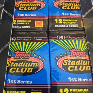 Topps 1991 Stadium Club Baseball Pack