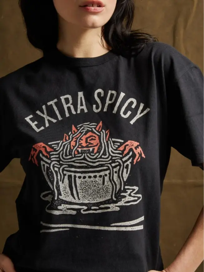 Extra Spicy Funny Chili Pepper T-Shirt – Food Lover Graphic Unisex Tee