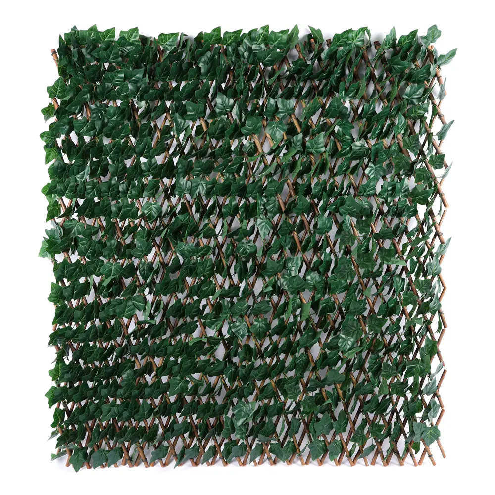 SHADEMART Artificial Ivy Expandable Fence Privacy Screen, Retractable Hedge, Faux Trellis for Balcony, Patio, Outdoor & Home Decorations - 3 Years Warranty