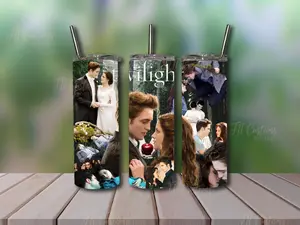 Twilight Edward, Bella 20oz. Tumbler Drinkware Portable Drink Straw