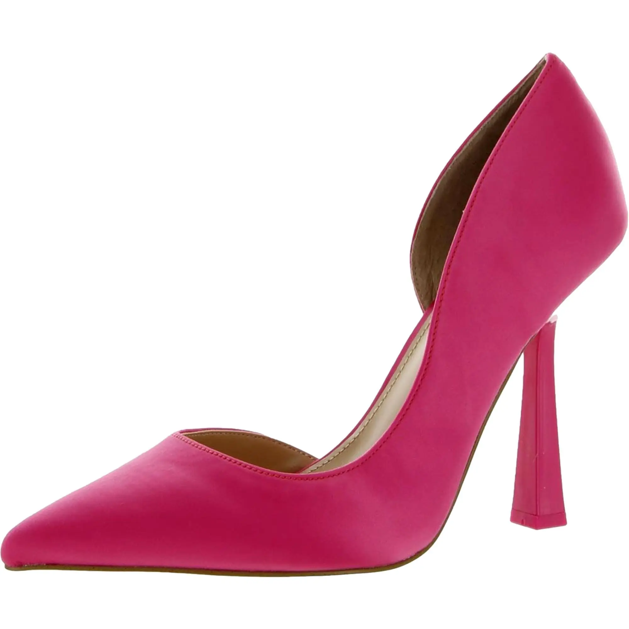 Steve Madden Damzil Pump Pink Satin  DAMZ01S1-740 Women's