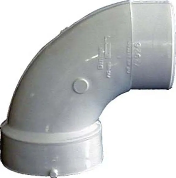 Genova Products 3in. Sch. 40 PVC-DWV 90 degrees Sanitary Elbows 72936