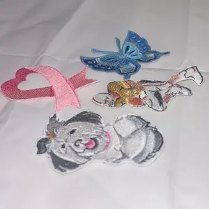 Custom  Embroidery Iron Ons Character Designs for Crafting and Sewing Projects