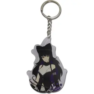 RWBY ICE QUEENDOM - BELLADONNA BLACK COLOR ACRYLIC KEYCHAIN