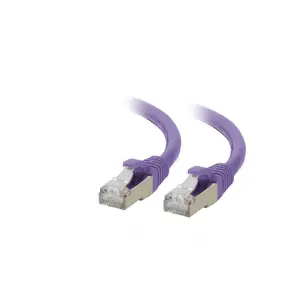 C2G C2G07397 3ft (0.9m) Cat6A Snagless Shielded (STP) Ethernet Network Patch Cable - Purple