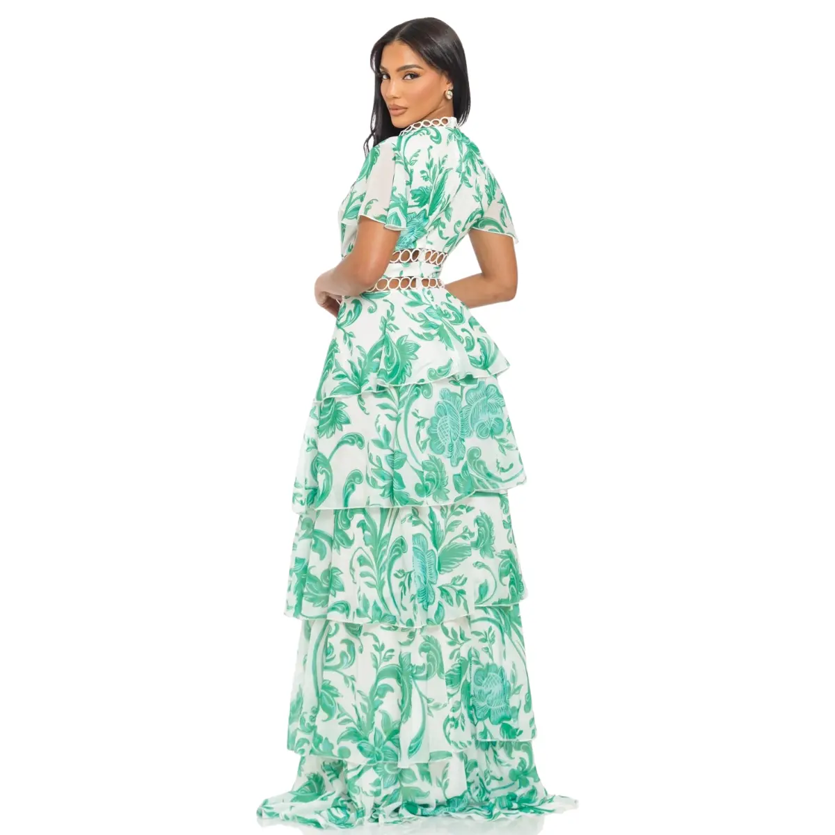 Tropical Print Maxi Dress  Womenswear