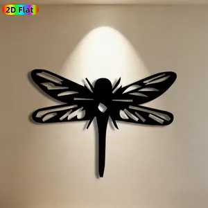 1pc Dragonfly Metal Wall Art, Graceful Dragonfly Statue Mural, Ideal Gift for New Year, Easter, Nature Decor Enthusiasts, Weather-Resistant Metal Wall Decor Wall Sculptures, Perfect for Outdoor Garden Fence & Indoor Living Room Wall Dragonfly Enthusiasts