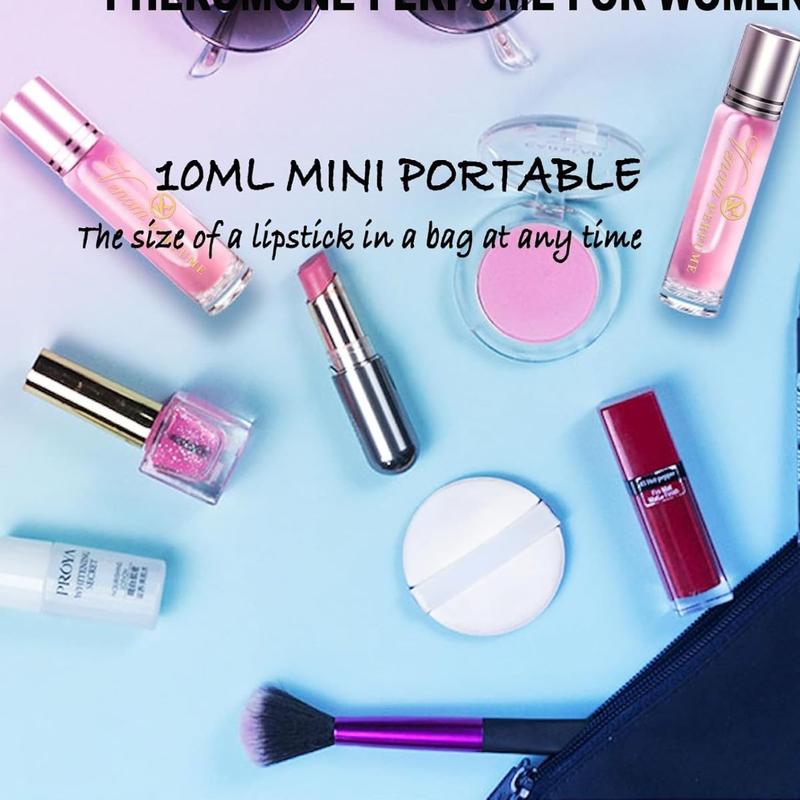 2 Bottles Venom Pheromone Perfume for Her,0.34oz Lightweight Long-Lasting Roll-on Infused Essential Oil Cologne Perfume for Women,Luxurious Alluring Aroma Attractive Confidence Seductive