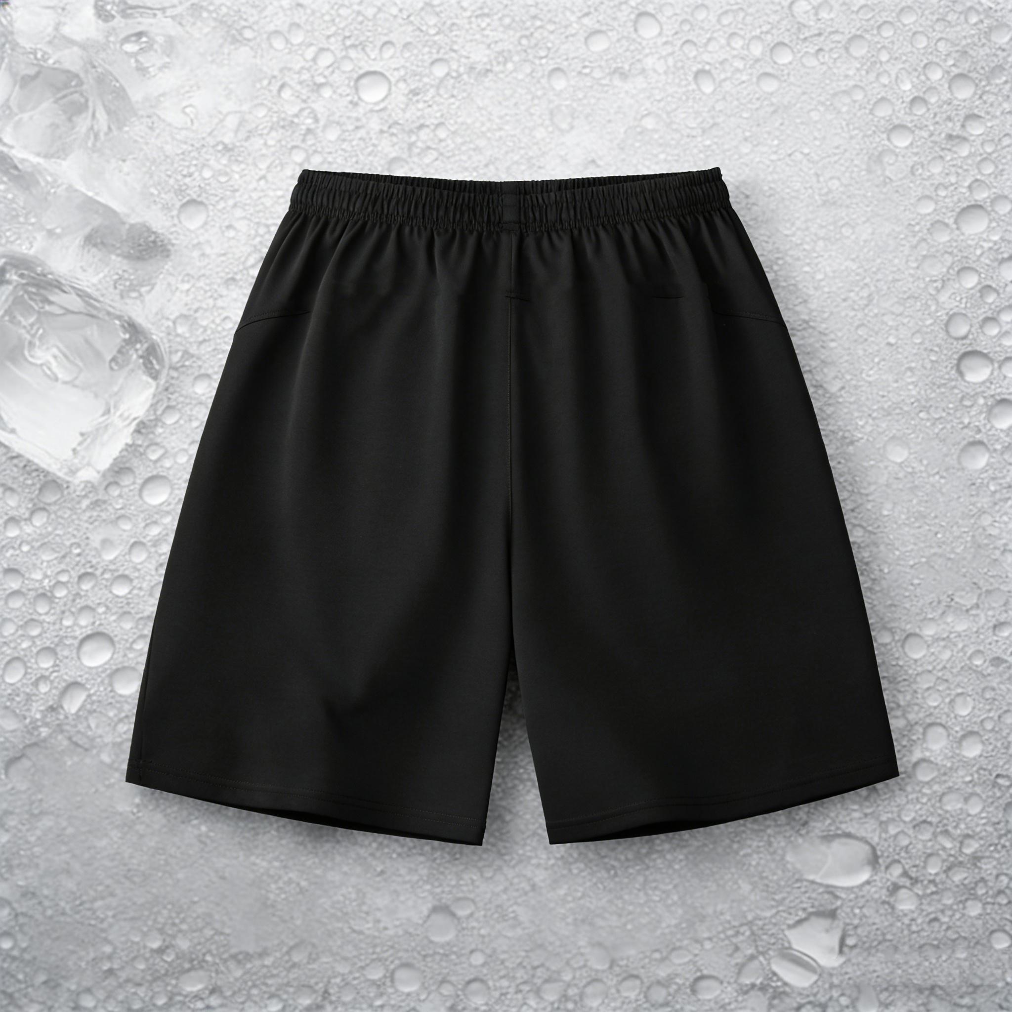 Men’s 3-pack: casual breathable shorts, men’s quick-dry shorts with reflective stripes print. Lightweight and comfortable, skin-friendly fabric. Perfect for summer leisure and various sports activities. Provides a second-skin feel while allowing unrestric