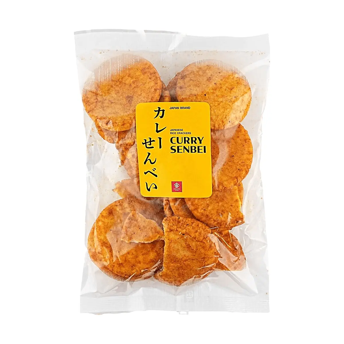 SANSEIDO Japanese Curry Senbei Rice Crackers 180g - Rich Savory & Crispy Snack
